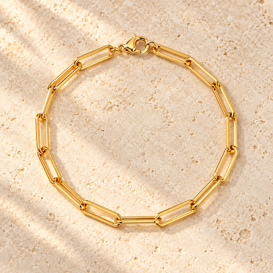 Maille — Bracelet à maillons allongés