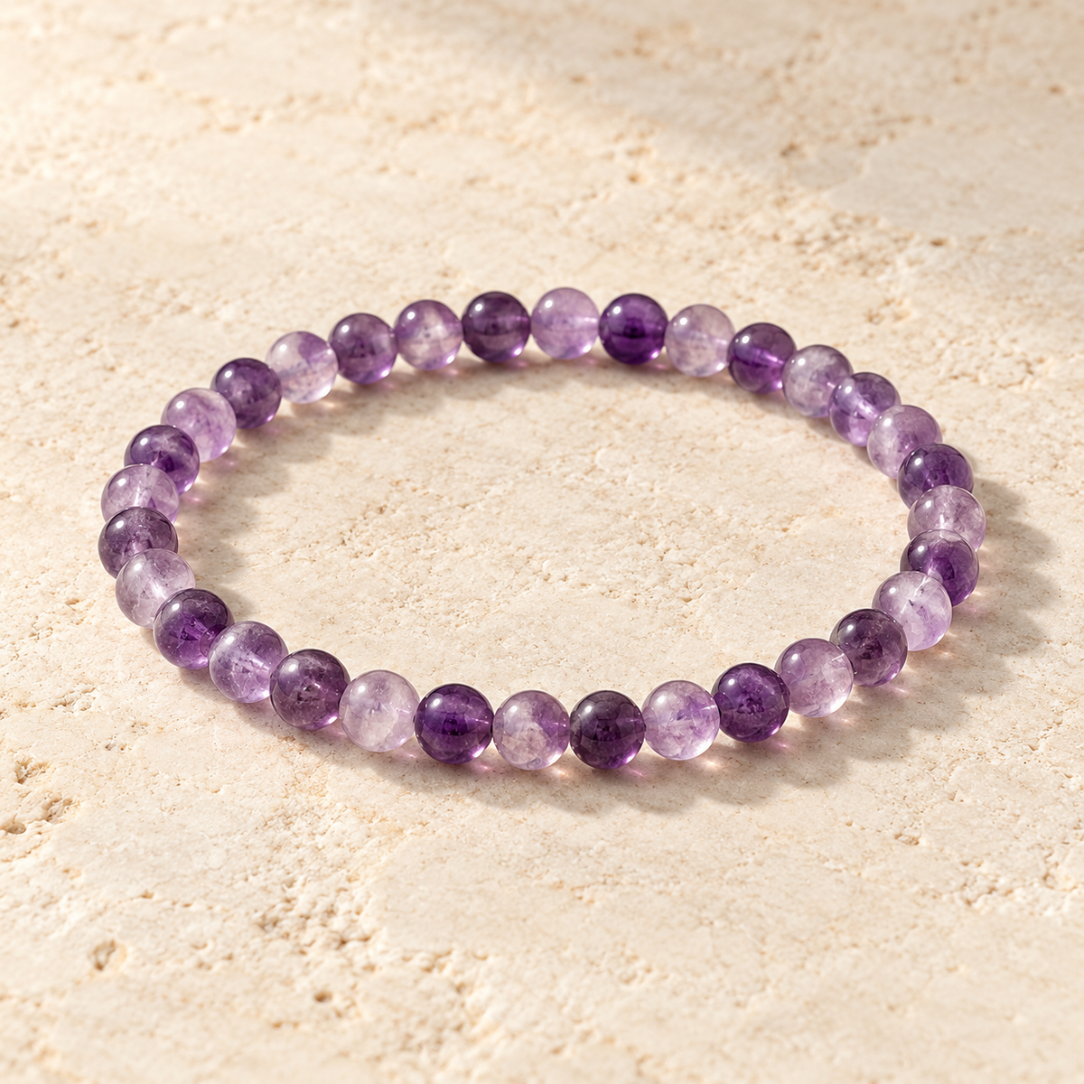 Bracelet amincissant aux 2 améthystes