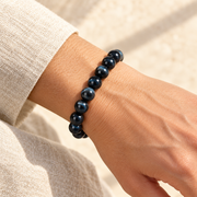 Confiance — Bracelet Azur | Œil-de-tigre bleu