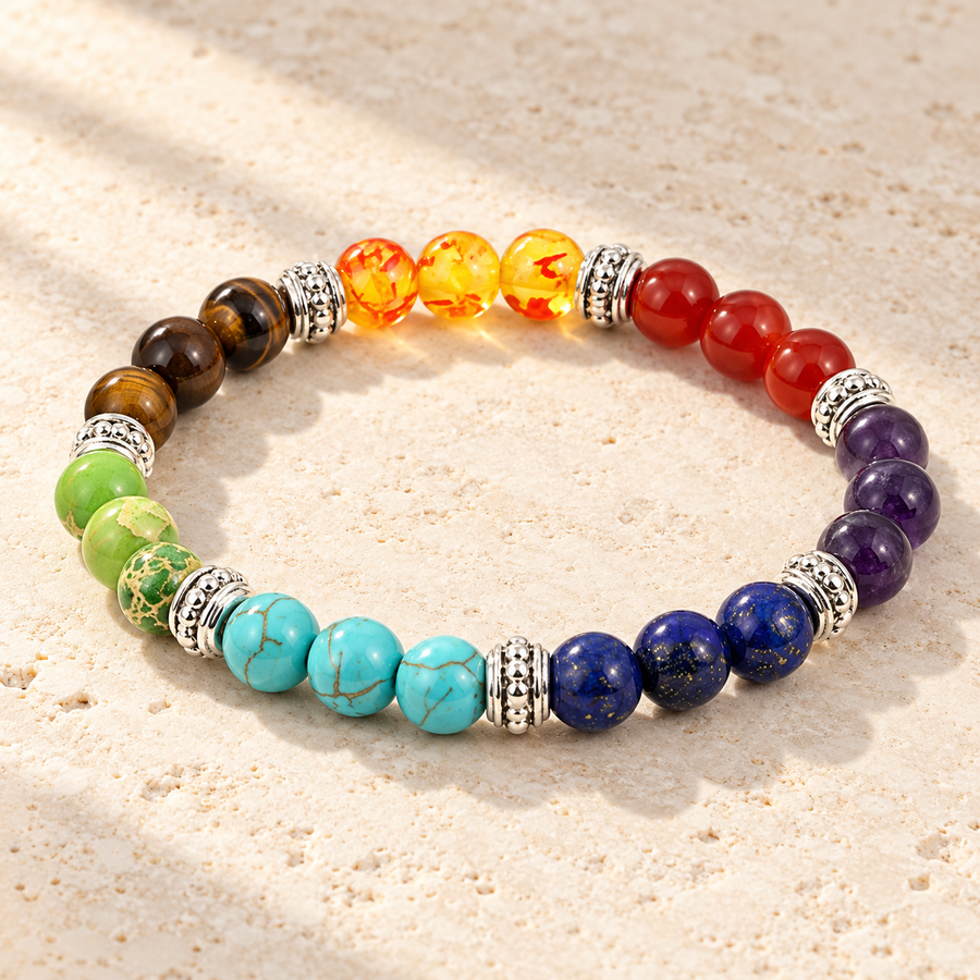 Sept chakras — Bracelet Harmonie | Bracelet multicolore