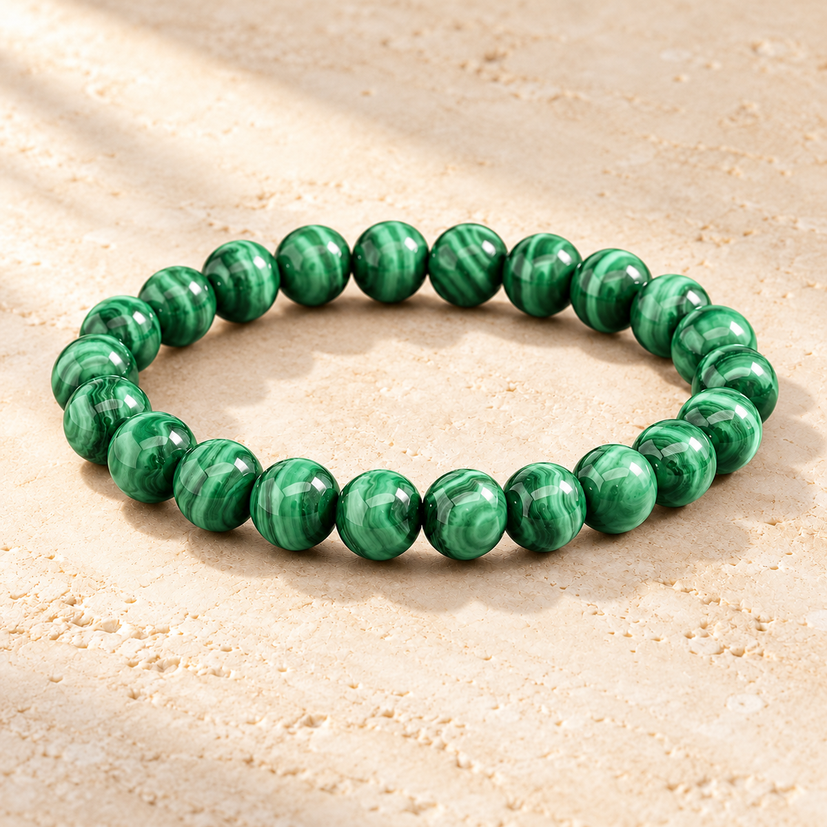 Sérénité -Bracelet anti-douleur en malachite