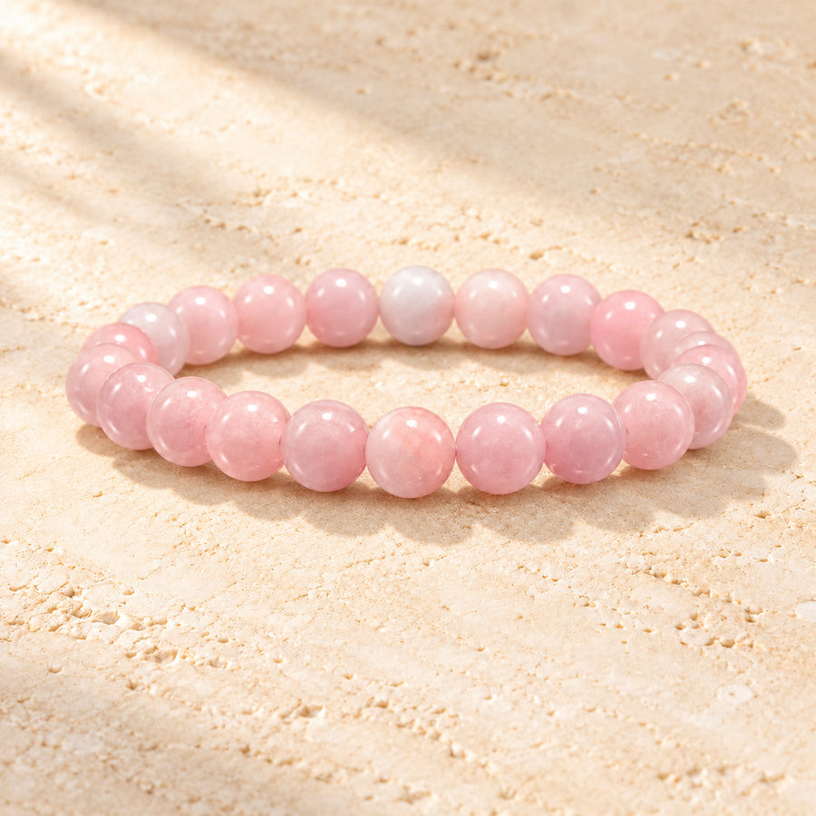 Amour de soi — Bracelet Cœur tendre | Opale rose